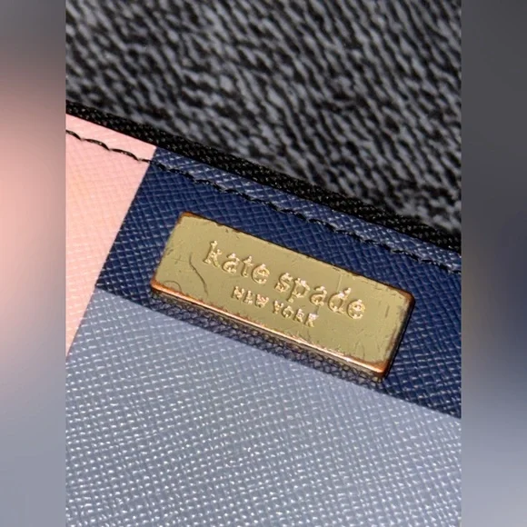 Kate Spade Pink and Blue Wallet - Picture 2 of 9